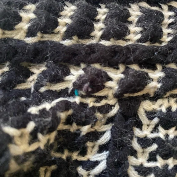 QED London Open Front Knit Cable Cardigan Size Large - Picture 8 of 9